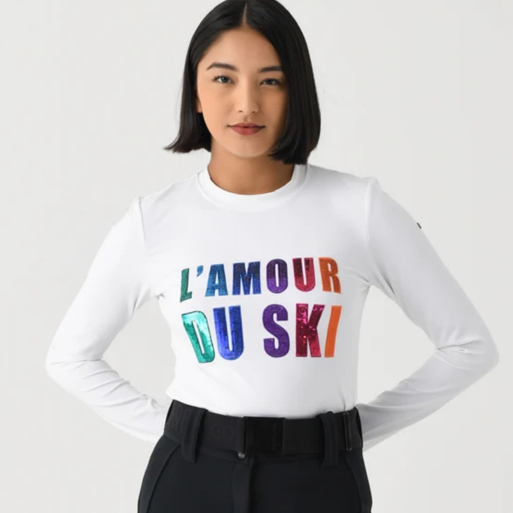 Goldbergh Le Coeur Base Layer Tee Pully Goldbergh Amour Du Ski Pully Sequin